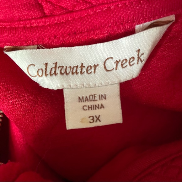 Coldwater Creek Red Soft Quilted Vest - Picture 7 of 9